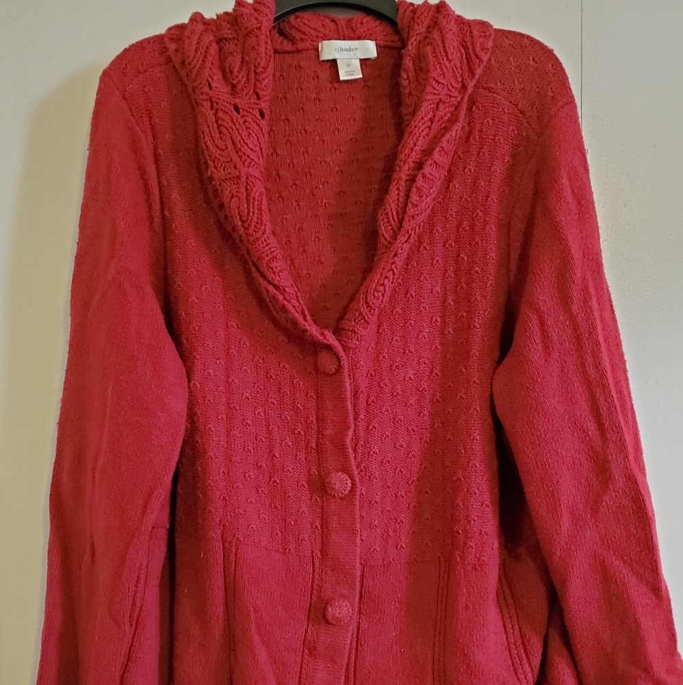 Red sweater